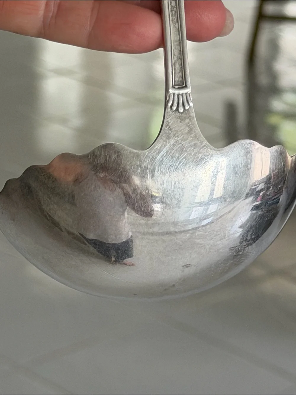 Holmes & Edwards Vintage  Silver plated 10” Serving Ladle